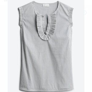 Market & Spruce Madissen Pleat Detail Top